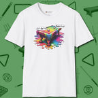 Don't Do Drugs Table T-Shirt, front view, in White your secret weapon off the table