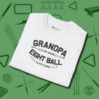 Eight Ball Grandpa T-Shirt, folded view, in White smart apparel for strategic players