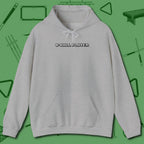 8 Ball Hoodie, front view, in Sport Grey from chalk to clutch, look the part