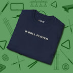 8 Ball T-Shirt, folded view, in Navy cool under pressure, hot on the eyes