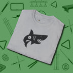 Eight Ball Shark T-Shirt, folded view, in Sport Grey a clean fit for the dirtiest safeties