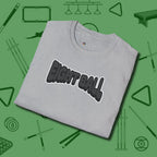 Eight Ball Letters T-Shirt, folded view, in Sport Grey smart apparel for strategic players