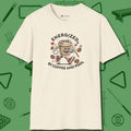 Energized By Coffee And T-Shirt, front view, in Natural built for bold breaks and quiet confidence