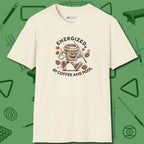Energized By Coffee And T-Shirt, front view, in Natural built for bold breaks and quiet confidence