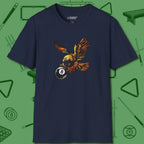 Fire Eagle T-Shirt, front view, in Navy smart apparel for strategic players
