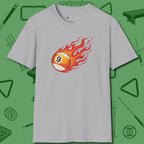 Firestorm Break T-Shirt, in Sport Grey color, billiards shirt, front view