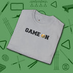 Game On T-Shirt, in Sport Grey color, billiards shirt, folded view