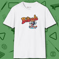 Graffiti Billiards T-Shirt, in White color, pool shirt, front view