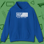 Hustler Grind and Shine Hoodie, front view, in Royal make every shot — and outfit — count