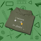 I Believe in Ghosts Hoodie, folded view, in Military Green it’s not a hobby — it’s a lifestyle