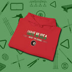 I Have No Idea What I'm Doing Hoodie, folded view, in Red the official uniform of the after-hours crew