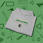 I Have No Idea What I'm Doing Hoodie, folded view, in Sport Grey where style and cue discipline collide
