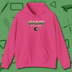 I Have No Idea What I'm Doing Hoodie, front view, in Heliconia your secret weapon off the table