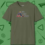 I'd Hit That - Funny T-Shirt, front view, in Military Green ideal for clean hits and clean fits