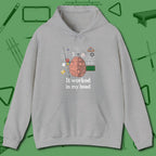 It Worked In My Head Hoodie, front view, in Sport Grey ideal for clean hits and clean fits