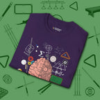 It Worked In My Head T-Shirt, in Purple color, billiards shirt, folded view