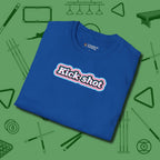 Kick Shot Billiards T-Shirt, folded view, in Royal your go-to shirt for league night victories
