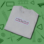 Kick Shot Billiards T-Shirt, folded view, in Sport Grey clean lines for dirty minds