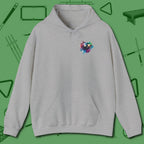 Lady Shooter Majesty Hoodie, front view, in Sport Grey clean position play