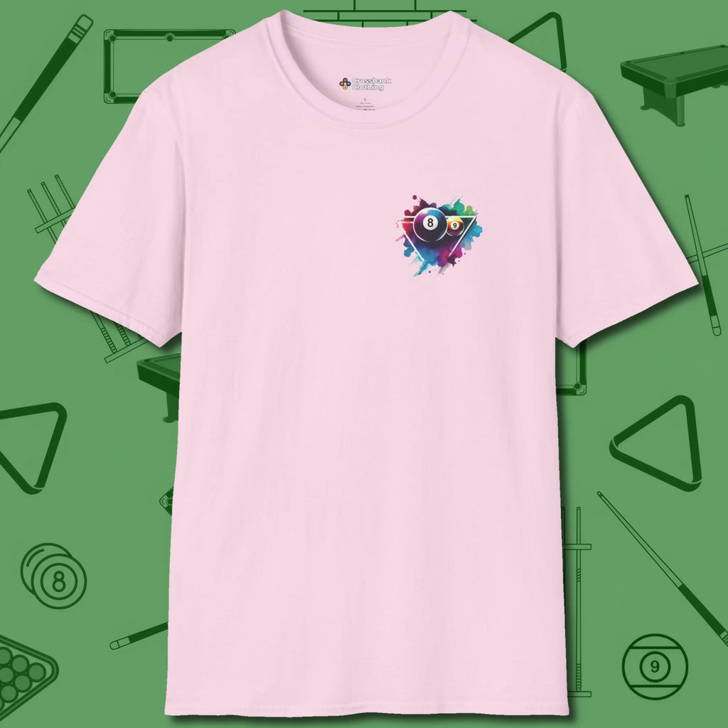 Lady Shooter Majesty T-Shirt, front view, in Light Pink smooth stroke focus