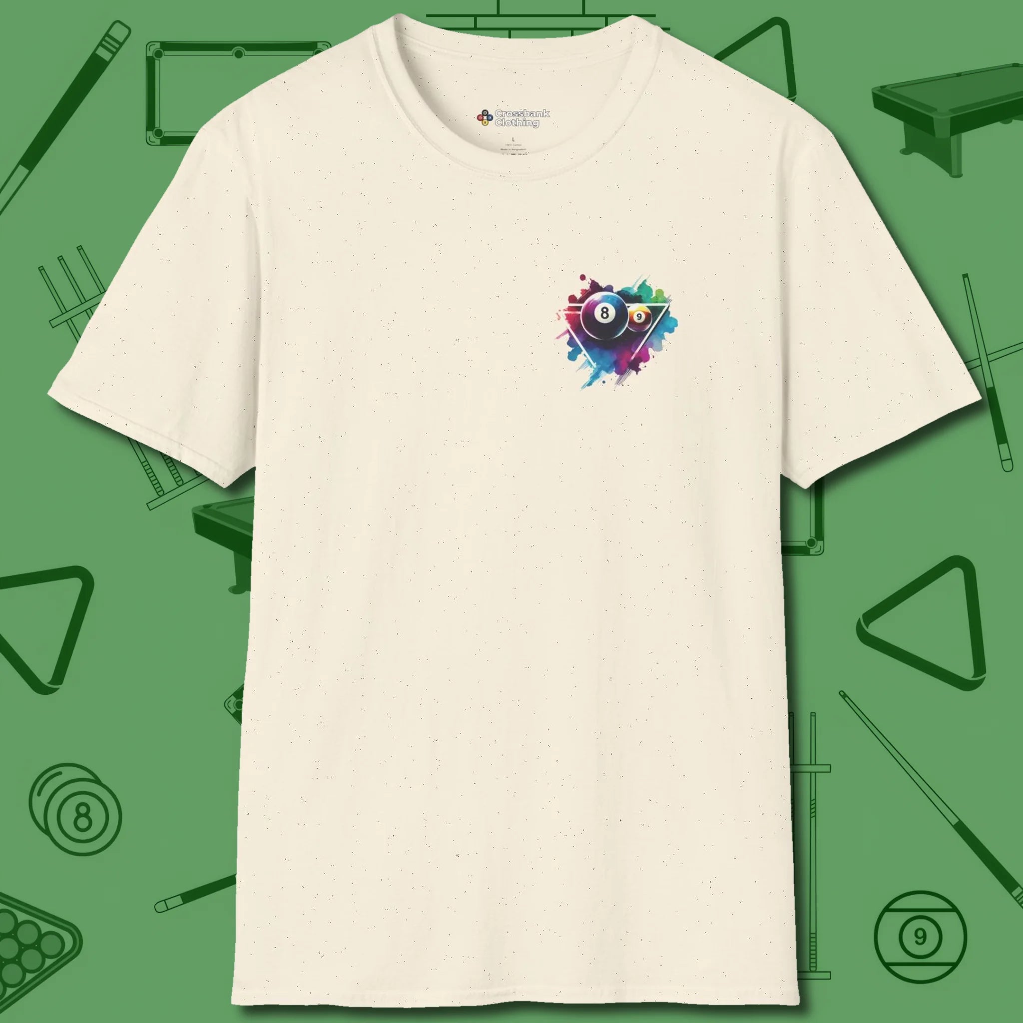 Lady Shooter Majesty T-Shirt, front view, in Natural clean position play