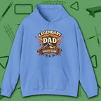 Legendary Dad Hoodie, in Royal color, billiards hoodie, front view