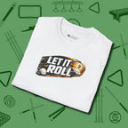 Let It Roll Nine Ball T-Shirt, folded view, in White cue up respect every time you wear it