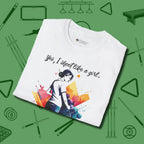 Like A Girl T-Shirt, folded view, in White