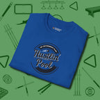My Retirement Plan Hustlin' T-Shirt, folded view, in Royal ideal for clean hits and clean fits