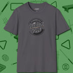 My Retirement Plan Hustlin' T-Shirt, front view, in Charcoal because the table is your battlefield