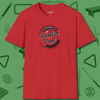 My Retirement Plan Hustlin' T-Shirt, front view, in Red look good while calling your pocket