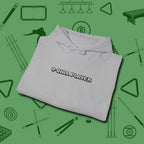 9 Ball Hoodie, folded view, in Sport Grey because you don’t just play — you represent