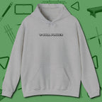 9 Ball Hoodie, front view, in Sport Grey precise, confident, always in control