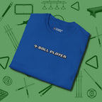 9 Ball T-Shirt, folded view, in Royal a clean fit for the dirtiest safeties
