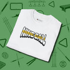 Nine Ball Letters T-Shirt, folded view, in White play in style, win in silence