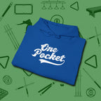 One Pocket Classic Hoodie, folded view, in Royal for shooters who dress like they play: sharp