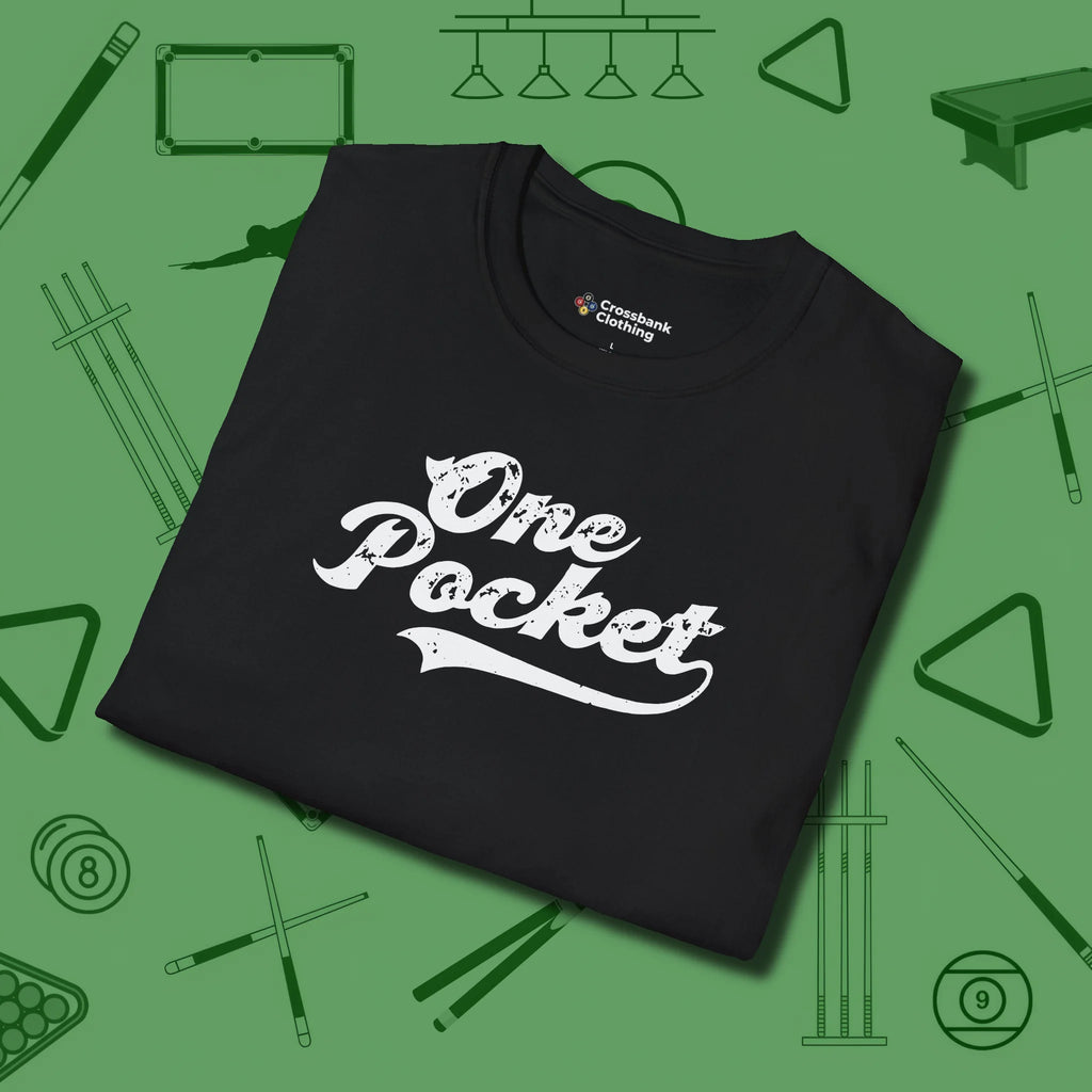 One Pocket Classic T-Shirt, folded view, in Black it’s not a hobby — it’s a lifestyle
