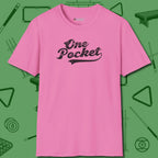 One Pocket Classic T-Shirt, front view, in Azalea built for bold breaks and quiet confidence