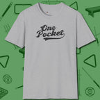 One Pocket Classic T-Shirt, front view, in Sport Grey perfect for players with quiet fire