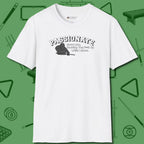 Passionate Billiards T-Shirt, front view, in White smart enough for the felt and the street