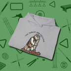 Bear Hoodie, folded view, in Sport Grey play in style, win in silence
