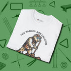Bear T-Shirt, folded view, in White where cue control meets personal style