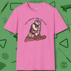 Bear T-Shirt, front view, in Azalea smart enough for the felt and the street