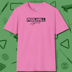 Hall Legend T-Shirt, front view, in Azalea smart apparel for strategic players