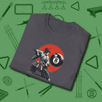 Hall Samurai T-Shirt, folded view, in Charcoal designed for dead stroke and deadpan looks