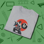 Hall Samurai T-Shirt, folded view, in Sport Grey cool under pressure, hot on the eyes