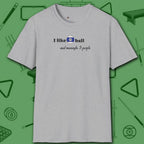 Pool Over People T-Shirt, in Sport Grey color, billiards shirt, front view