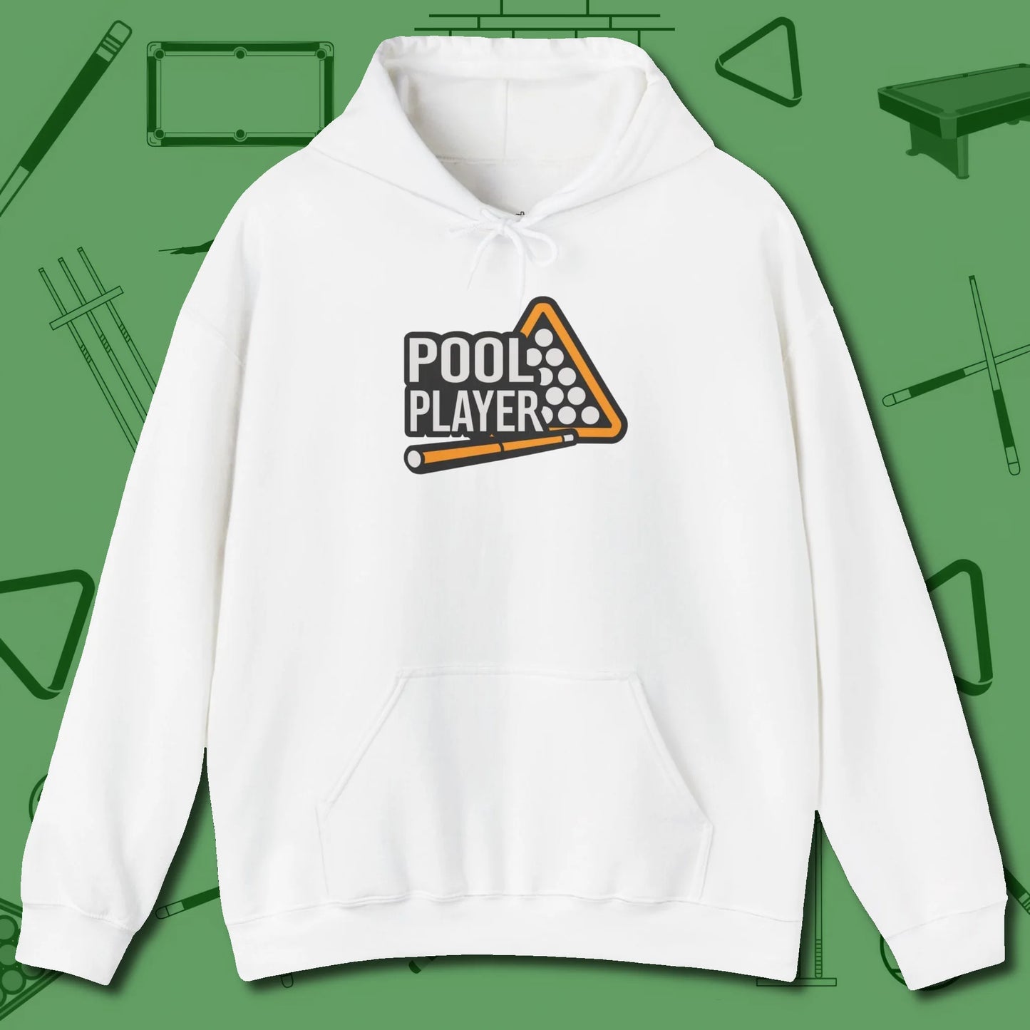 Hoodie, front view, in White it’s not a hobby — it’s a lifestyle