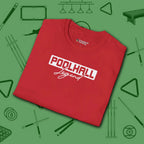 Poolhall Legend T-Shirt, in Red color, billiards shirt, folded view