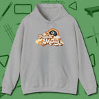 Poolhall Mama Hoodie, front view, in Sport Grey an extension of your pool persona